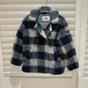 Il Gugo Plaid Sherpa Toddler Jacket size 5